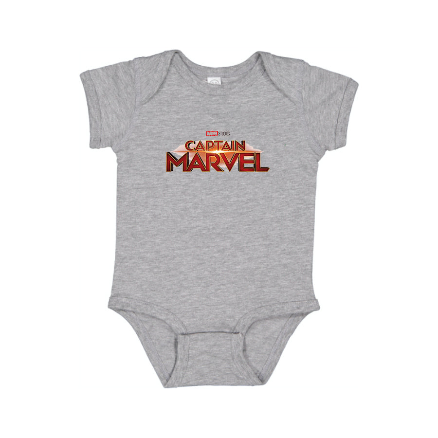 Captain Marvel Superhero Baby Romper Onesie