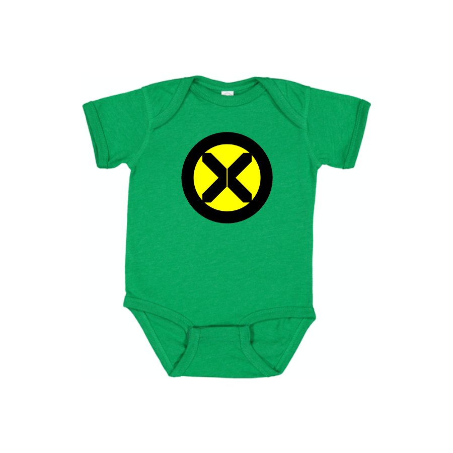X-Men Marvel Comics Superhero Baby Romper Onesie