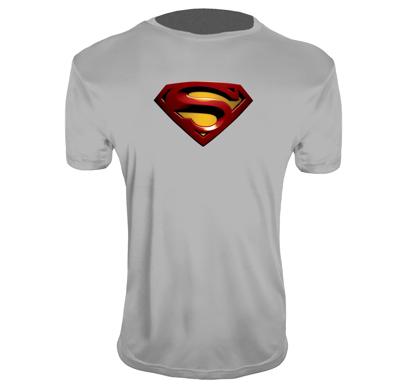 Youth Kids Superman Superhero Performance T-Shirt