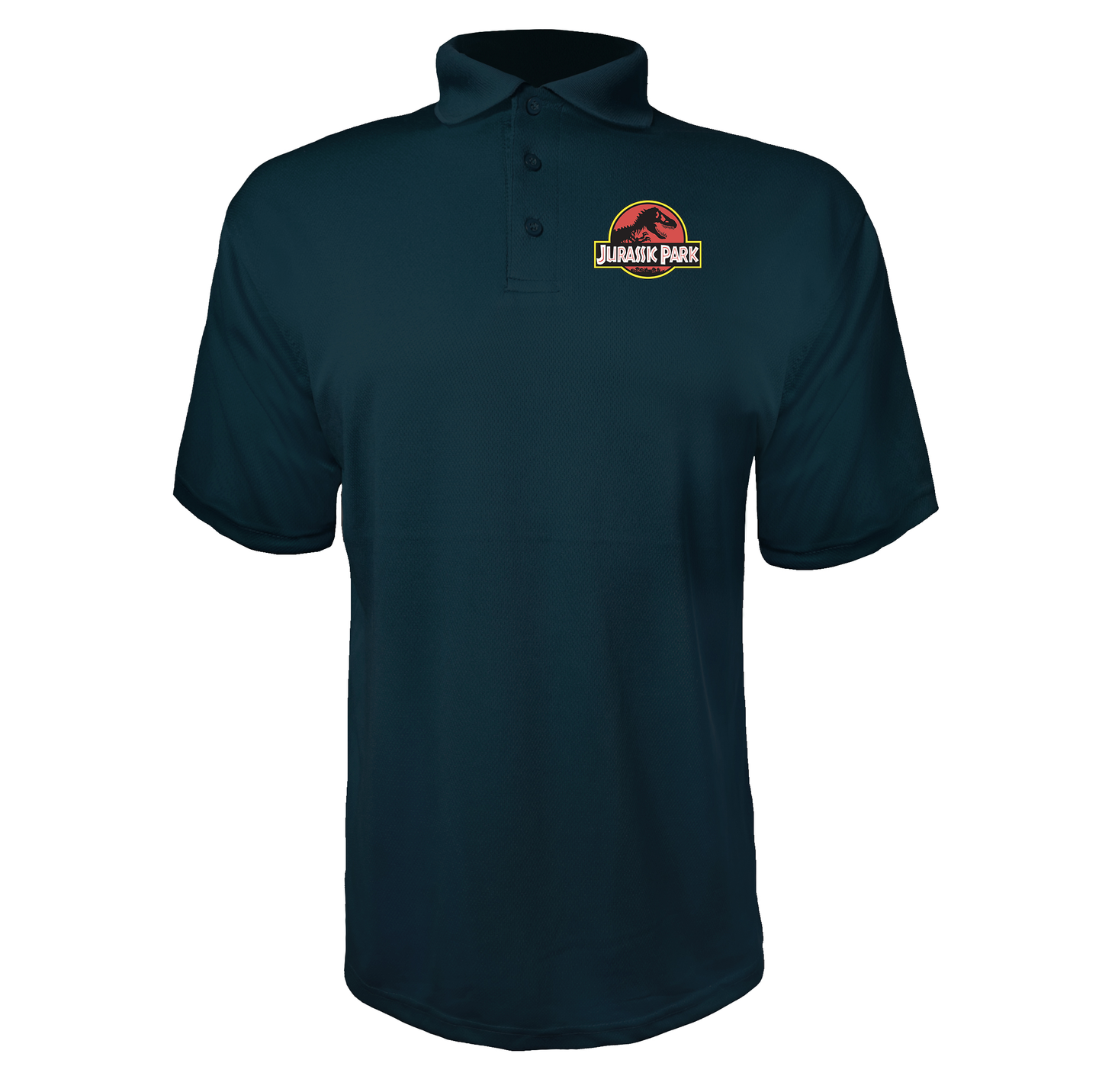Men's Jurassic Park Movie Polyester Polo