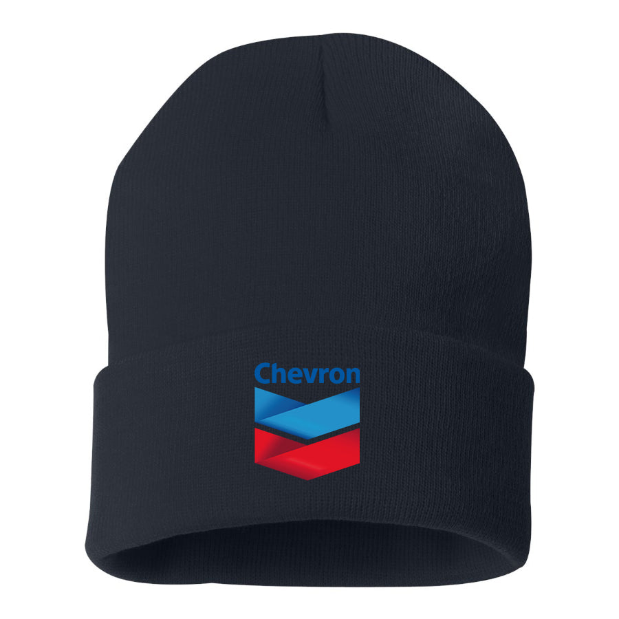 Chevron Gas Station Beanie Hat