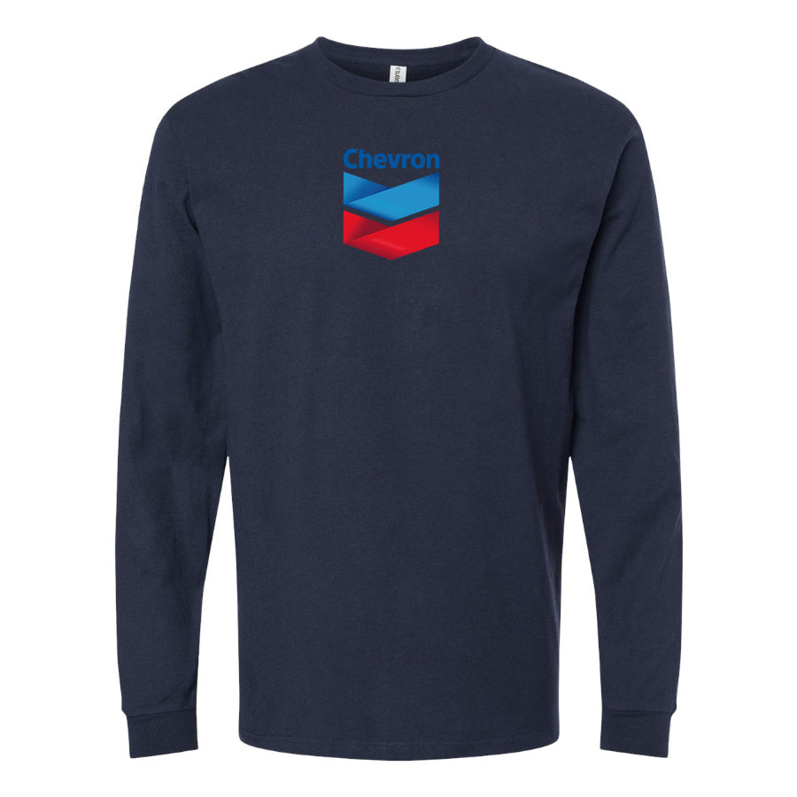 Youth Kids Chevron Gas Station Long Sleeve T-Shirt