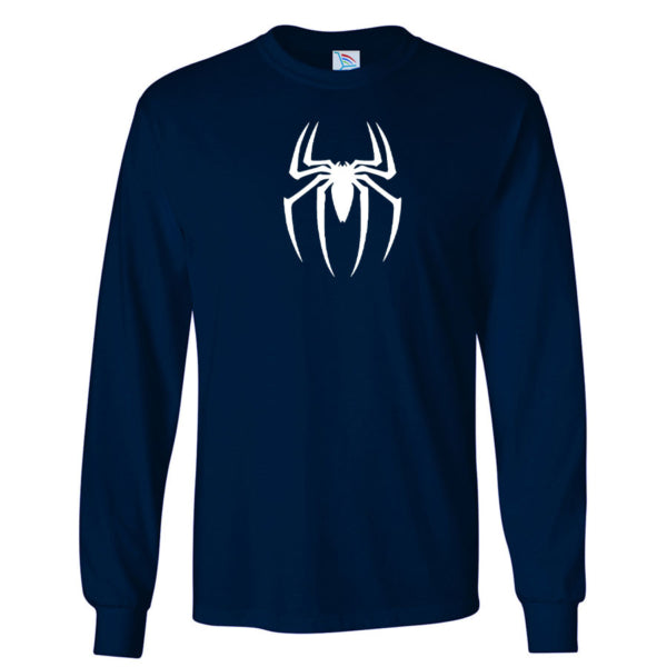 Youth Kids Spiderman Marvel Avengers Superhero Long Sleeve T-Shirt