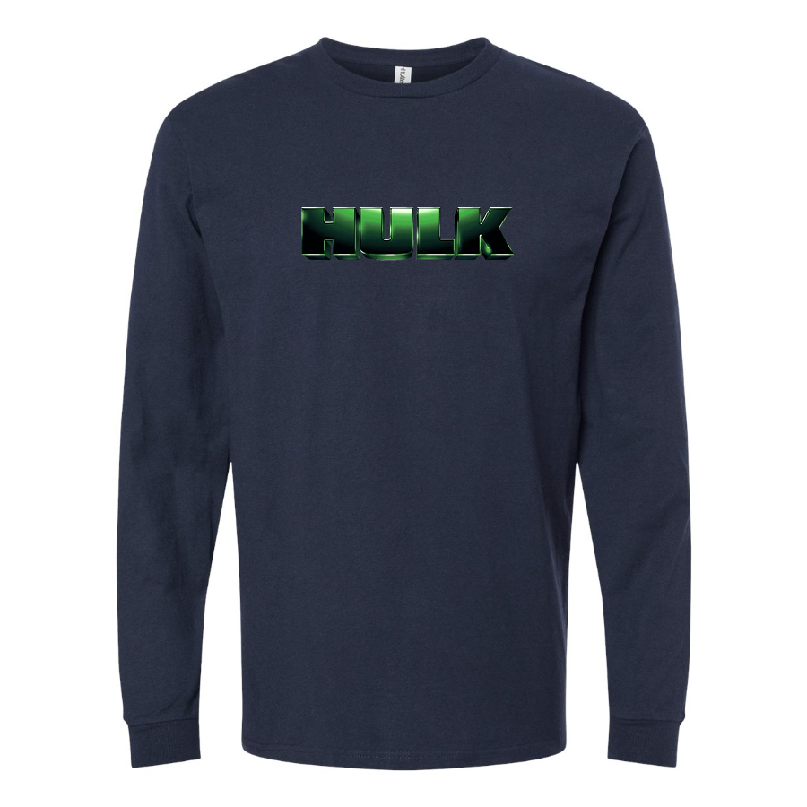 Youth Kids The Hulk Marvel Superhero Long Sleeve T-Shirt