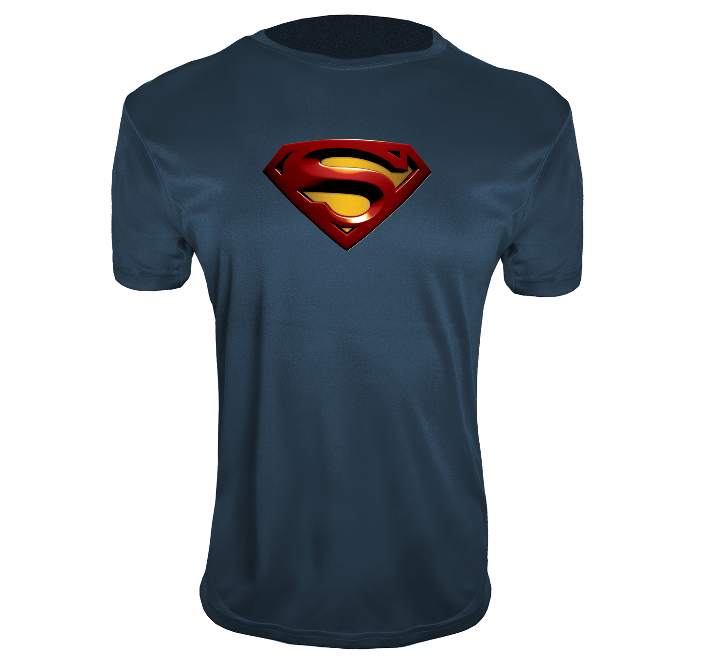 Youth Kids Superman Superhero Performance T-Shirt