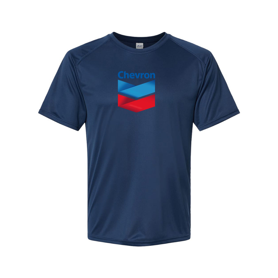 Men's Chevron Gas Station Polyester T-Shirt