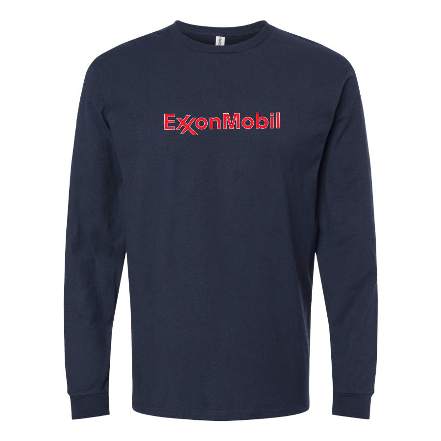 Men's Exxon Mobil Gas Station Long Sleeve T-Shirt
