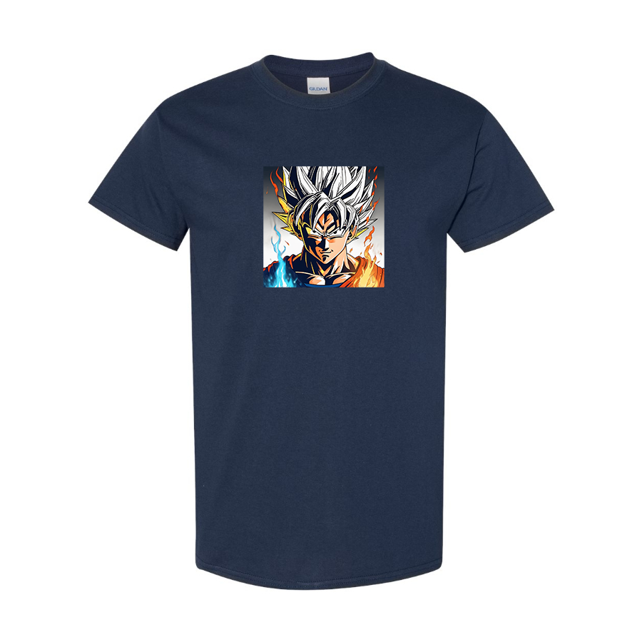 Youth Kids Goku Fire Dragon Ball Z Cartoon Cotton T-Shirt