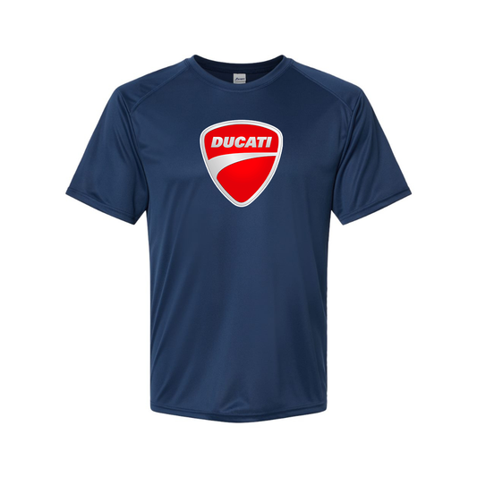 Youth Kids Ducati Motorcycle Polyester T-Shirt