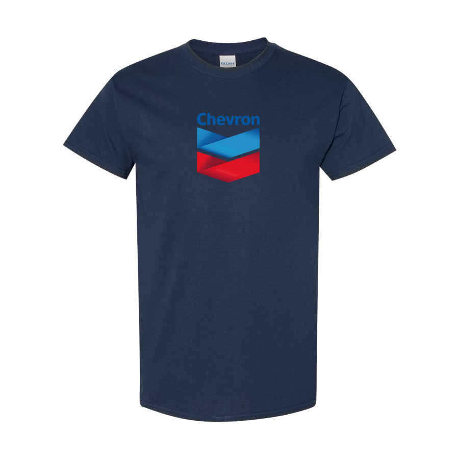 Men's Chevron Gas Station Cotton T-Shirt