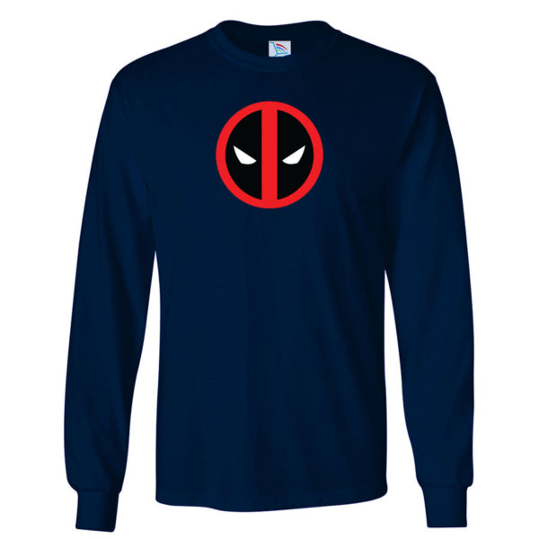 Youth kids Deadpool Marvel Superhero Long Sleeve T-Shirt