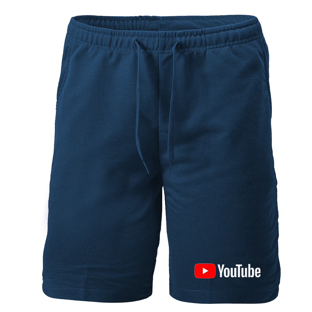 Men's YouTube Social Video Steaming Athletic Fleece Shorts