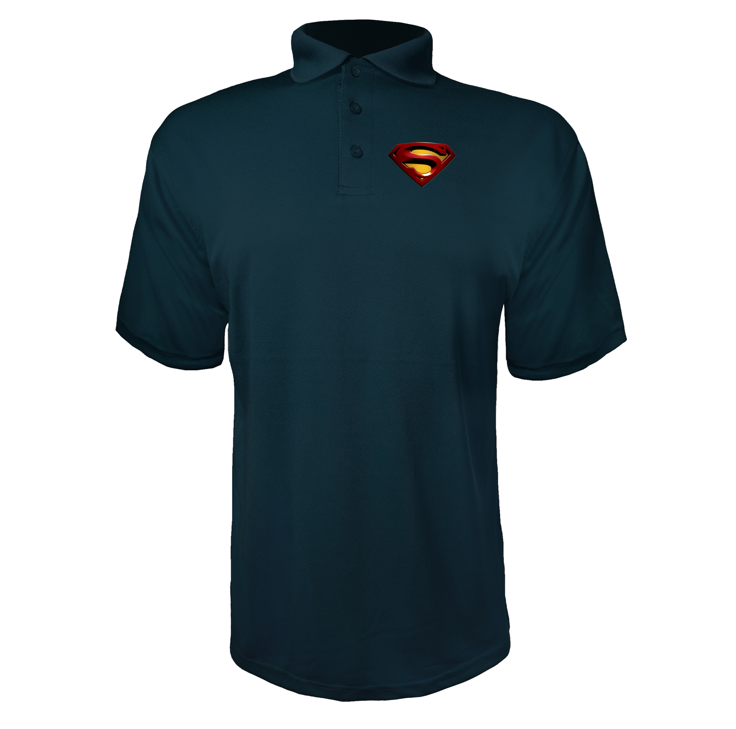 Men's Superman Superhero Polyester Polo