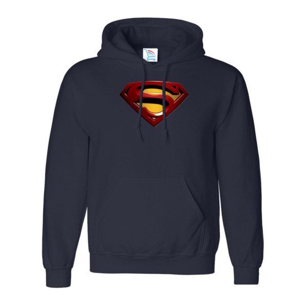 Men's Superman Superhero Pullover Hoodie