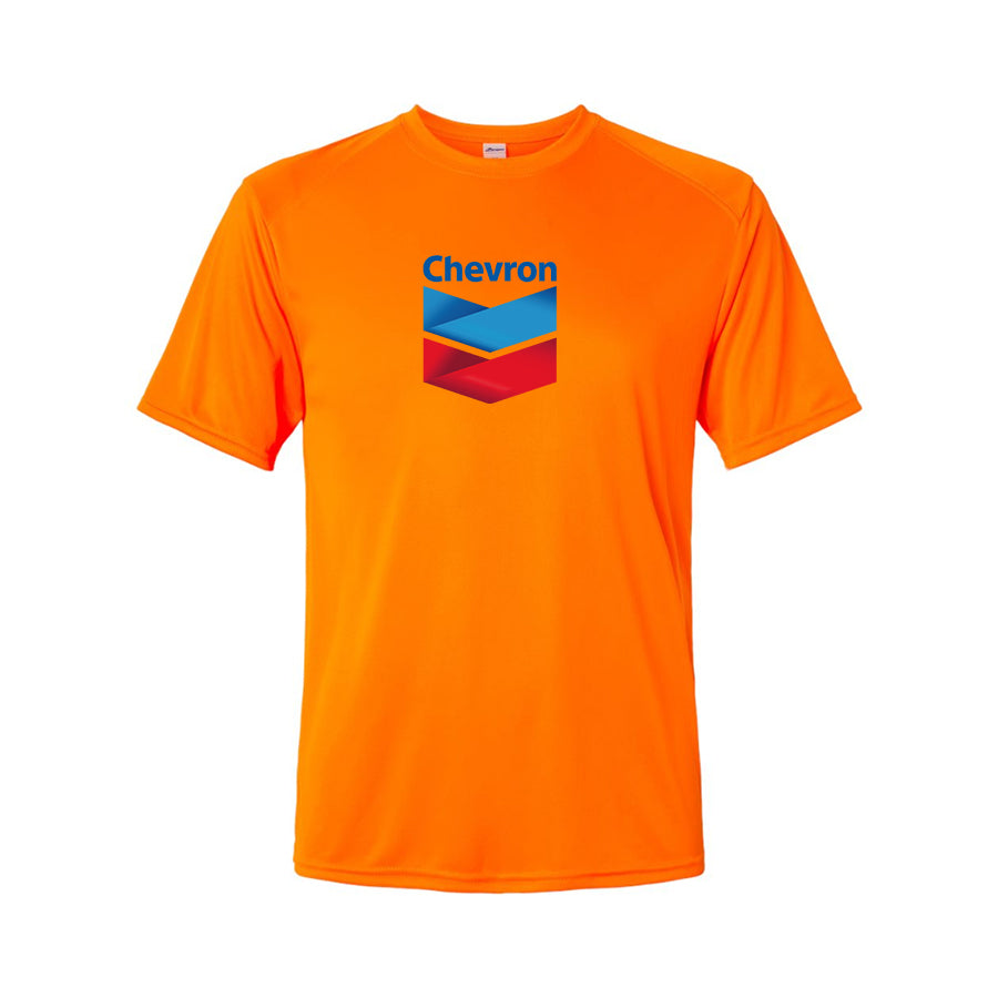 Men's Chevron Gas Station Polyester T-Shirt