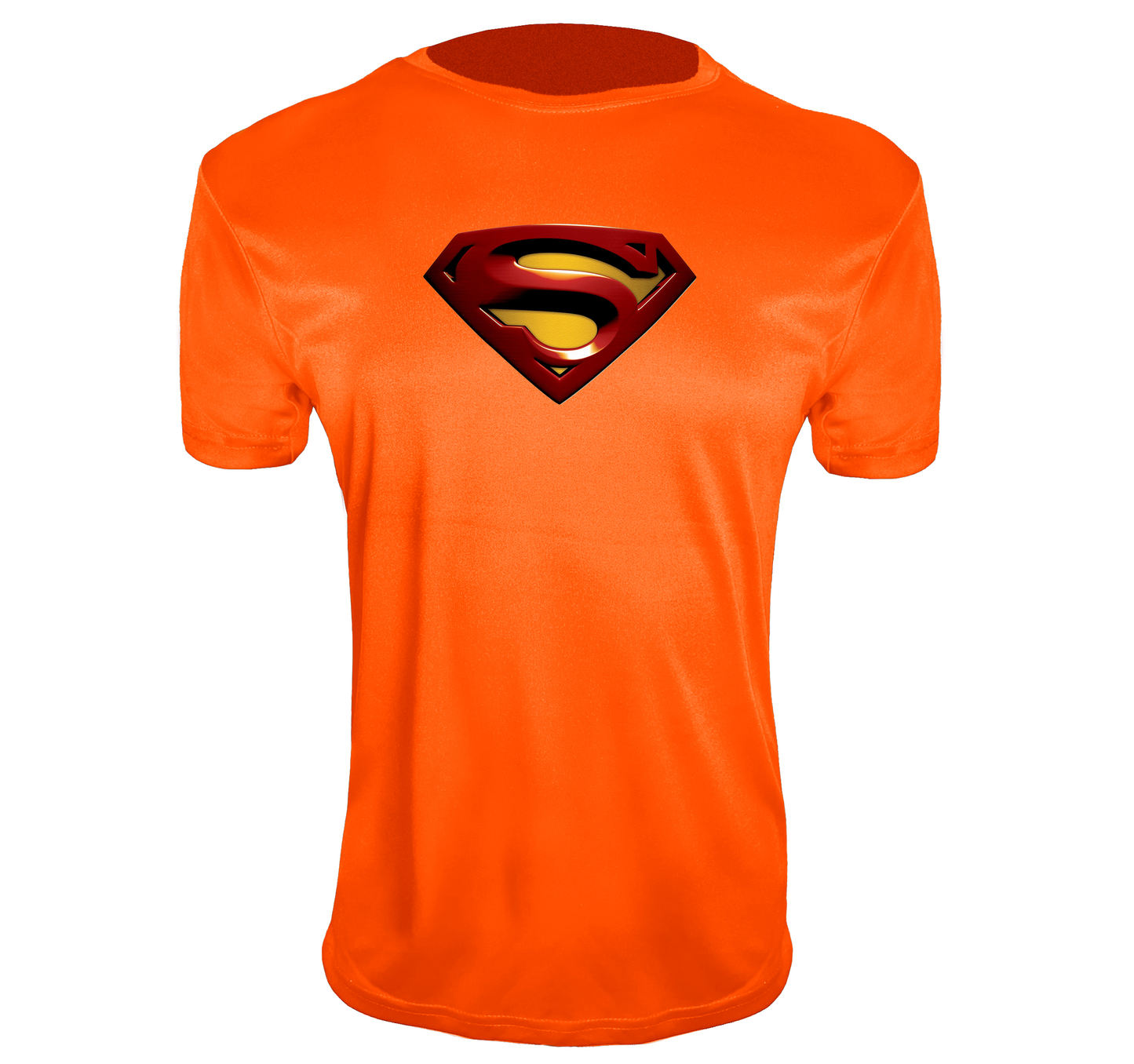 Youth Kids Superman Superhero Performance T-Shirt