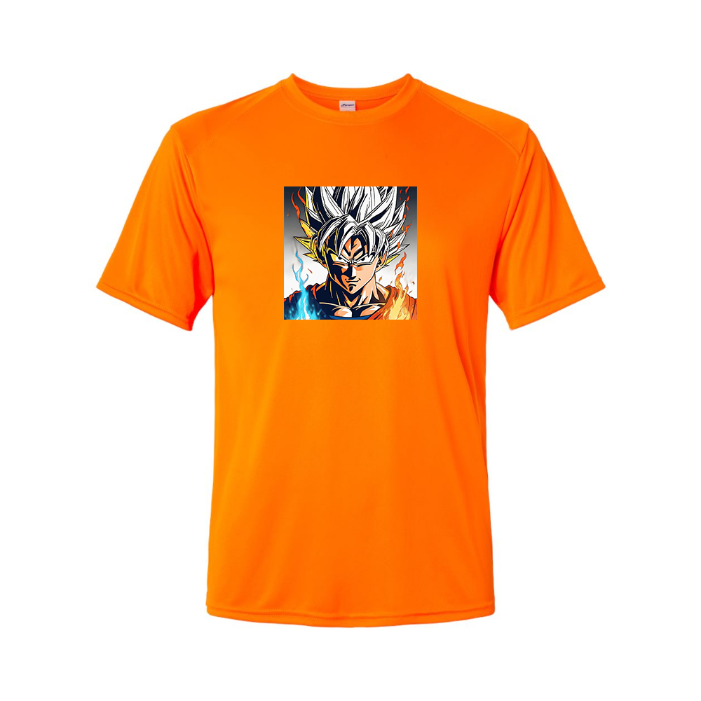 Youth Kids Goku Fire Dragon Ball Z Cartoon Performance T-Shirt