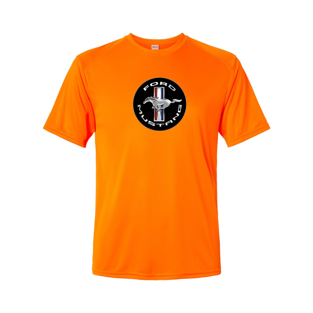 Men’s Ford Mustang Motorsport Car Polyester T-Shirt