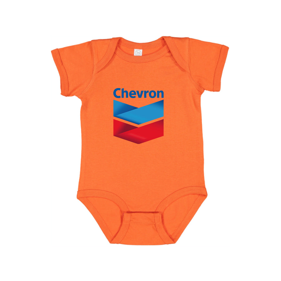 Chevron Gas Station Baby Romper Onesie