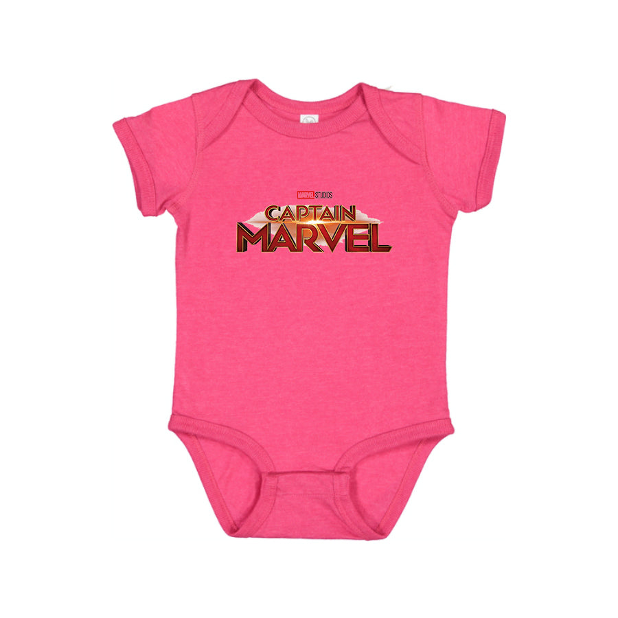 Captain Marvel Superhero Baby Romper Onesie