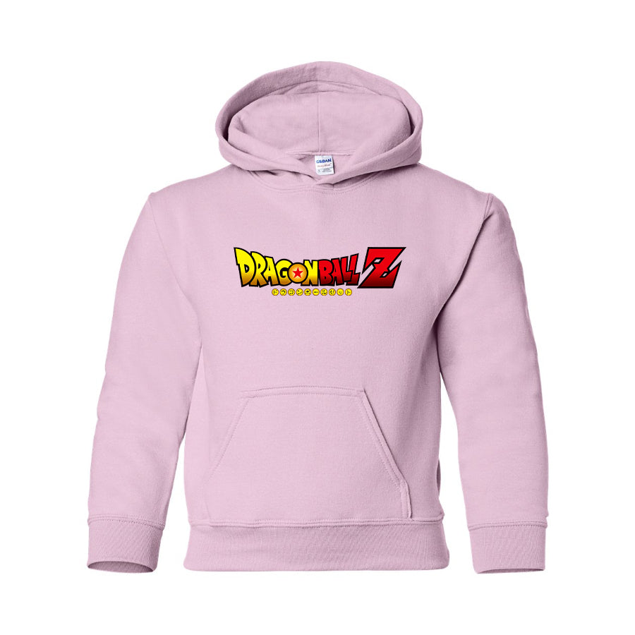 Youth Kids Dragon Ball Z Cartoon Title Pullover Hoodie