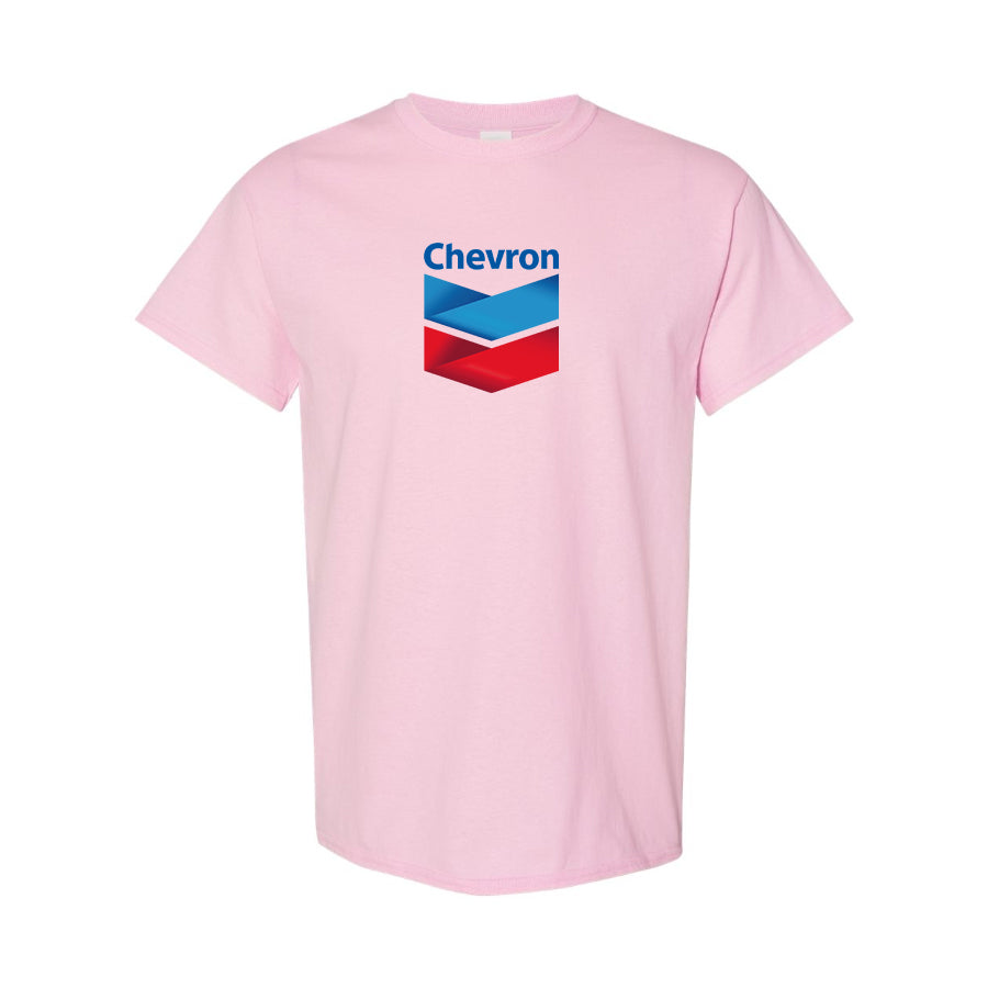 Men's Chevron Gas Station Cotton T-Shirt