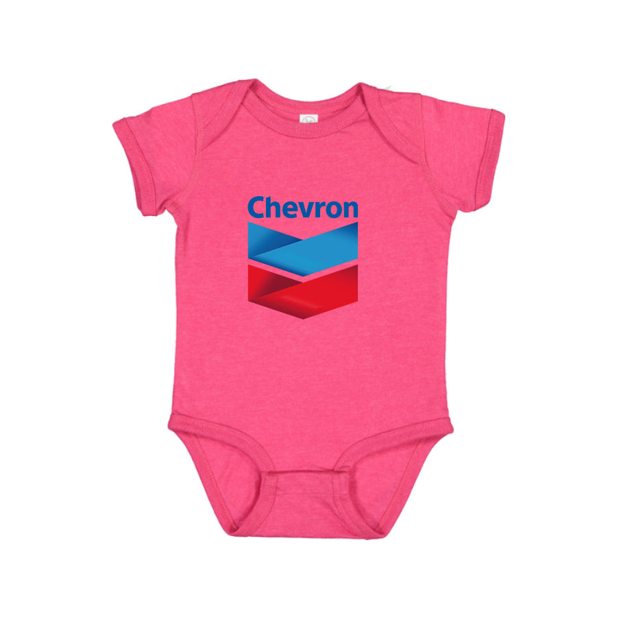 Chevron Gas Station Baby Romper Onesie