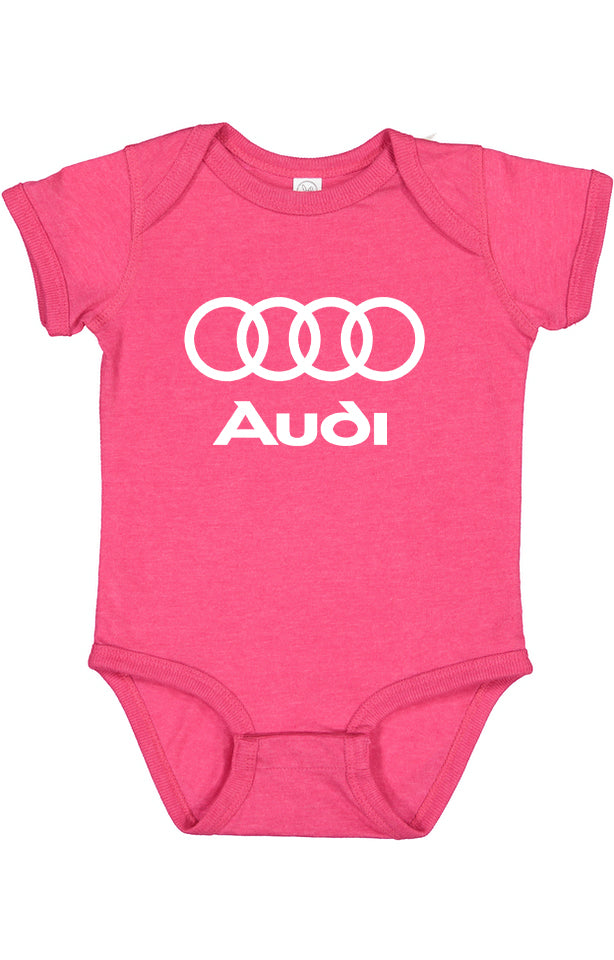Audi Motorsports Car Baby Romper Onesie