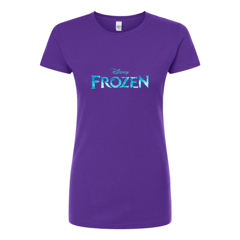 Women’s Frozen Disney Cartoon Round Neck T-Shirt