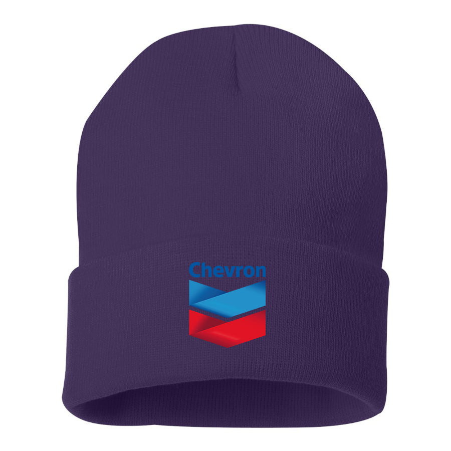 Chevron Gas Station Beanie Hat