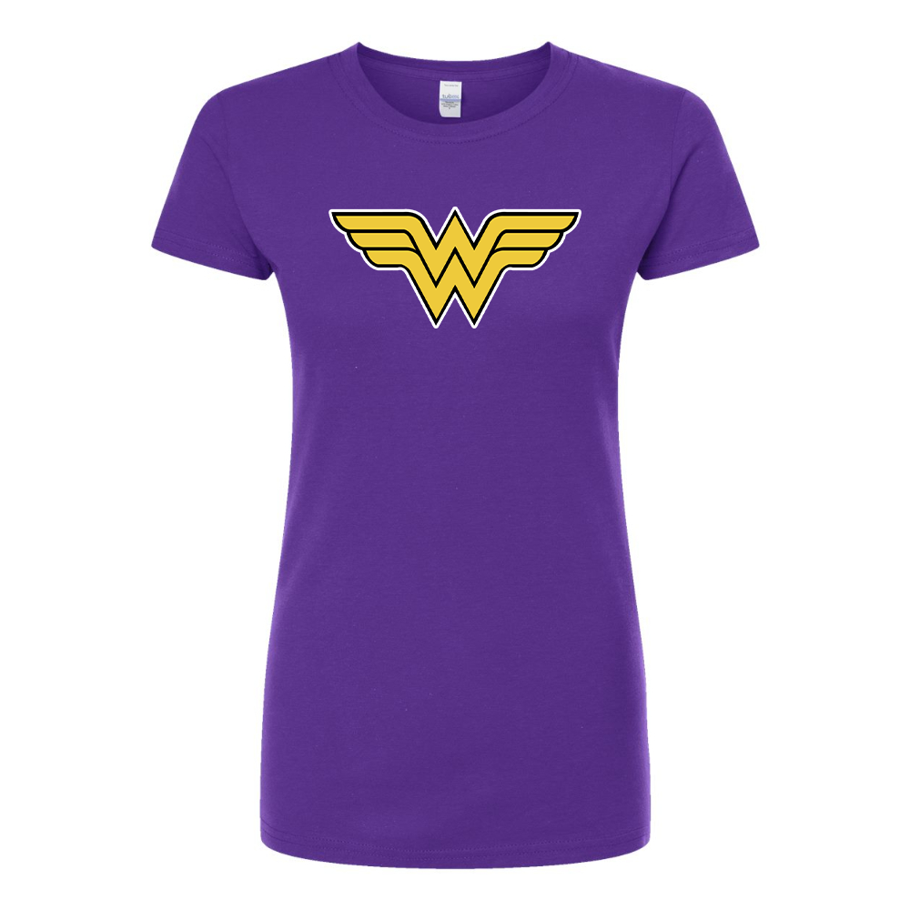 Women's Wonder Woman Superhero Round Neck T-Shirt