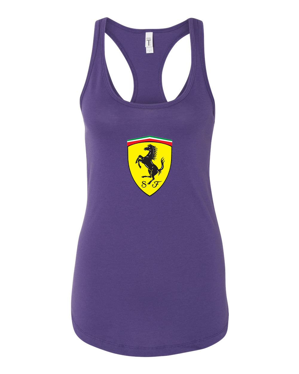 Women's Ferrari Motorsport Car Racerback Tank Top