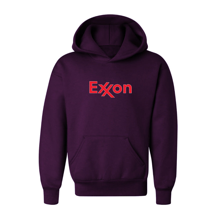 Youth Kids Exxon Gas Station Pullover Hoodie