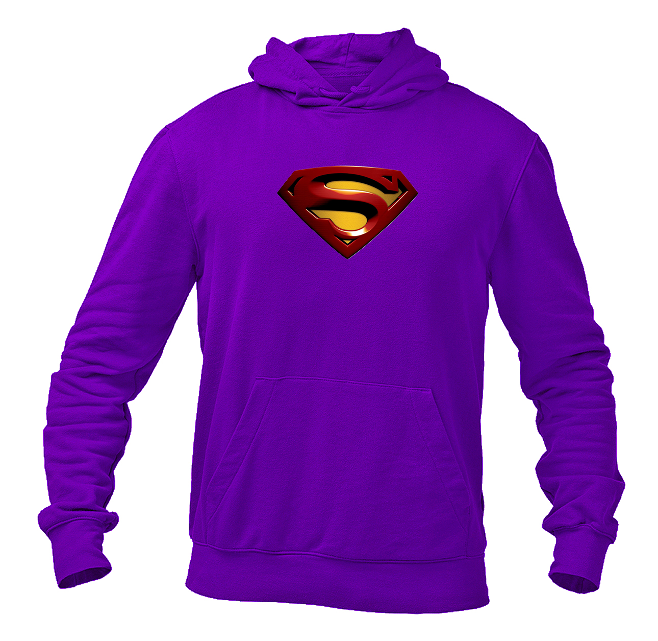 Men's Superman Superhero Pullover Hoodie