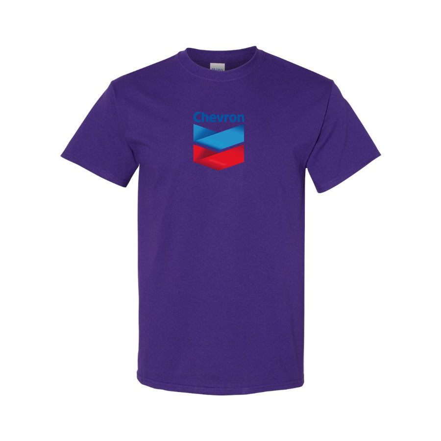 Youth Kids Chevron Gas Station Cotton T-Shirt