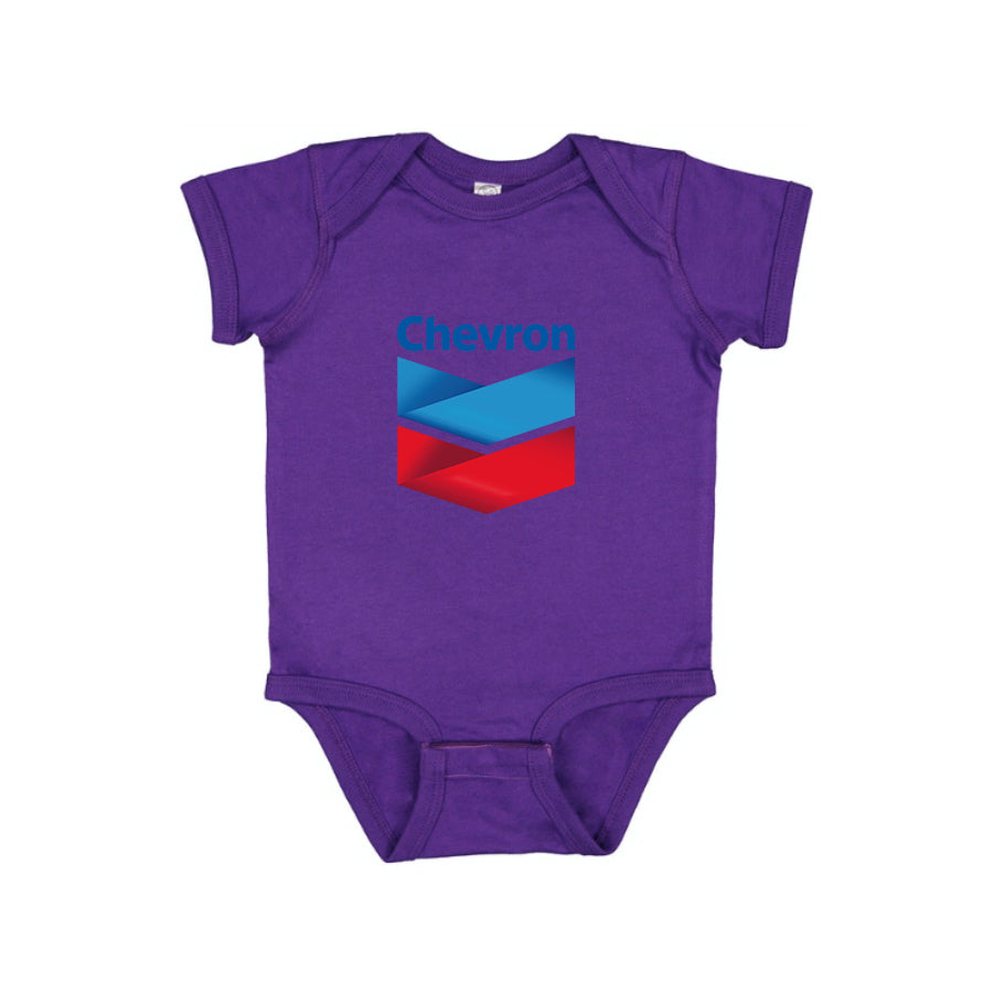 Chevron Gas Station Baby Romper Onesie