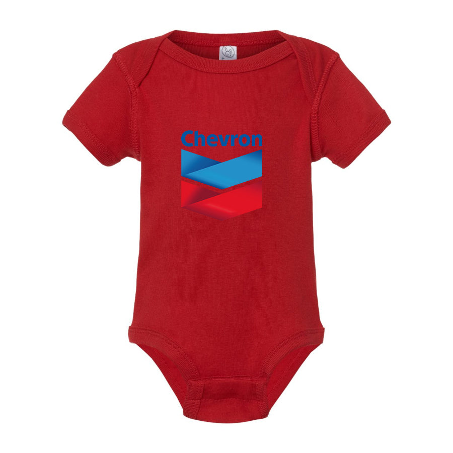 Chevron Gas Station Baby Romper Onesie