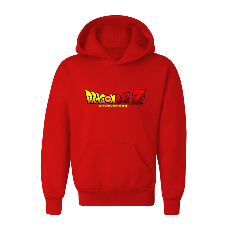 Youth Kids Dragon Ball Z Cartoon Title Pullover Hoodie