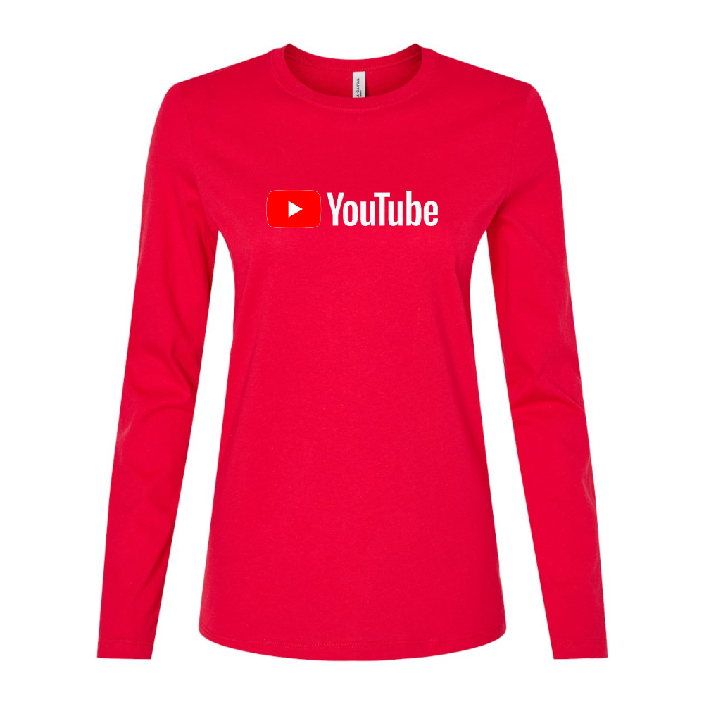 Women's YouTube Social Video Steaming Long Sleeve T-Shirt