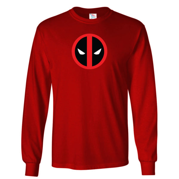 Youth kids Deadpool Marvel Superhero Long Sleeve T-Shirt