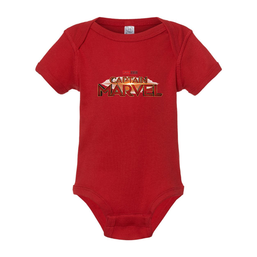 Captain Marvel Superhero Baby Romper Onesie