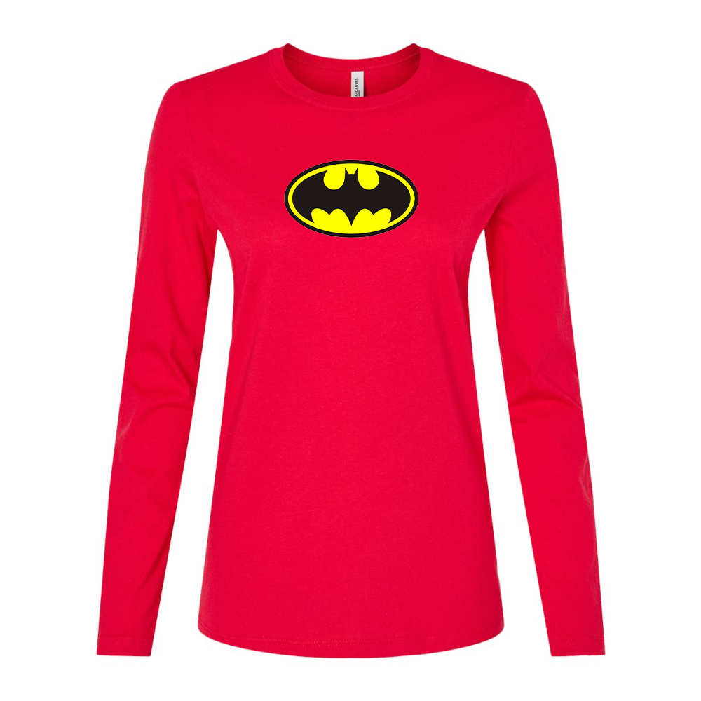 Women's DC Comics Batman Superhero Long Sleeve T-Shirt