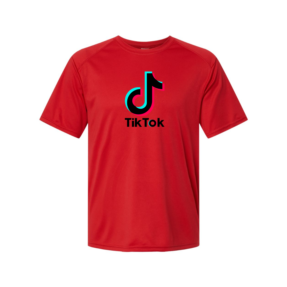 Youth Kids TikTok Social Performance T-Shirt