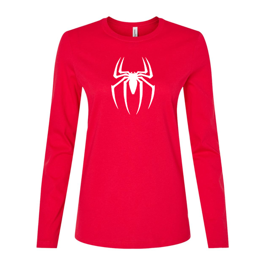 Women's Spiderman Marvel Avengers Superhero Long Sleeve T-Shirt