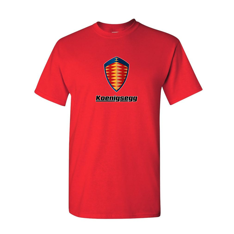 Men’s Koenigsegg Car Cotton T-Shirt
