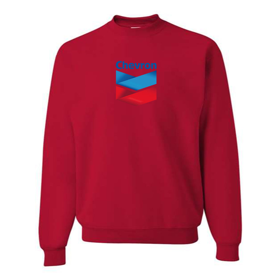 Men's Chevron Gas Station Crewneck Sweatshirt