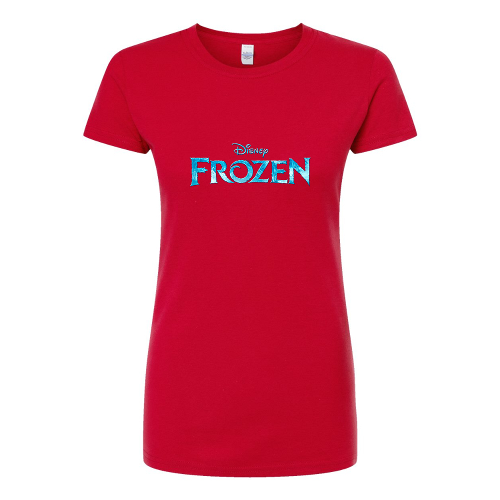 Women’s Frozen Disney Cartoon Round Neck T-Shirt