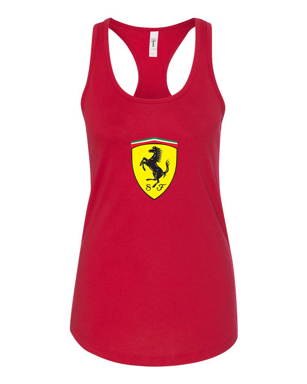 Women's Ferrari Motorsport Car Racerback Tank Top