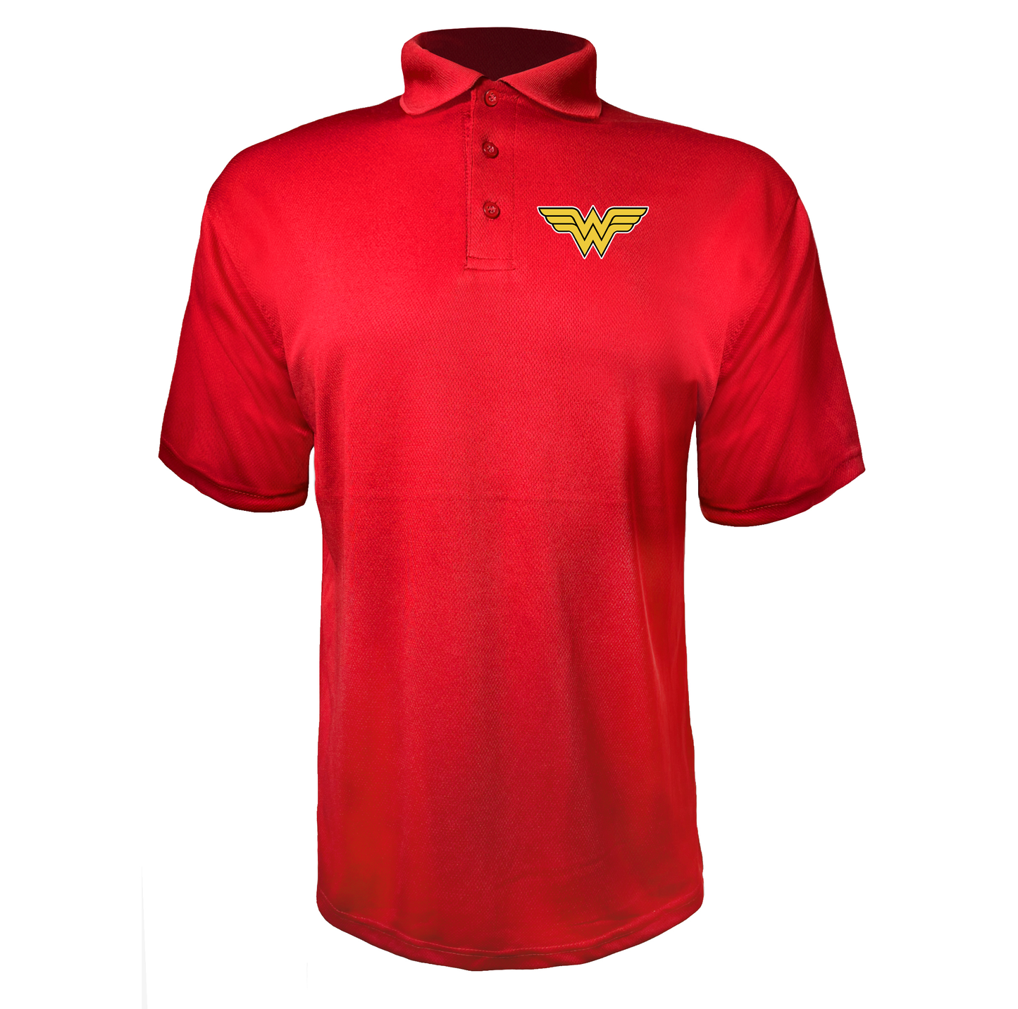 Men's Wonder Woman Superhero Polyester Polo