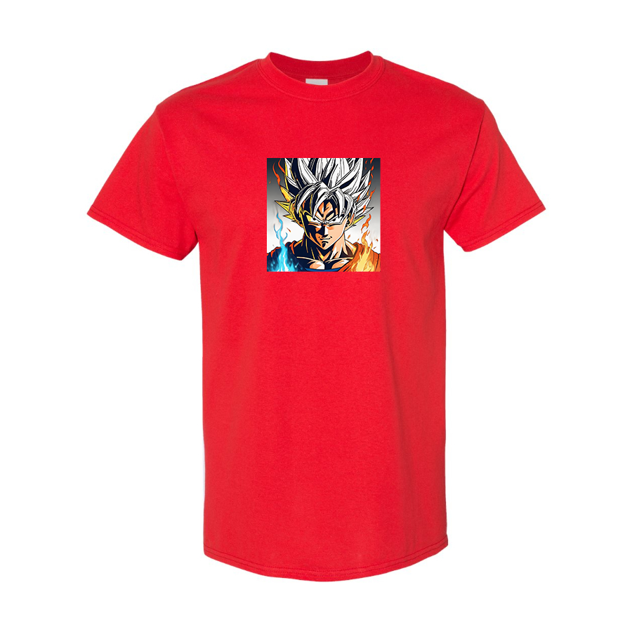 Youth Kids Goku Fire Dragon Ball Z Cartoon Cotton T-Shirt
